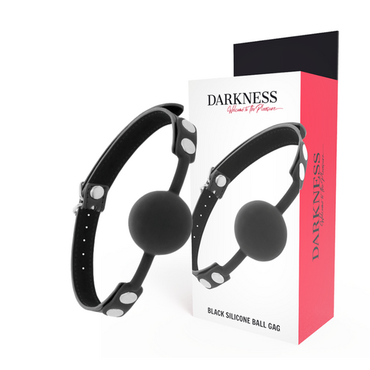 DARKNESS - BAILLON EN SILICONE NOIR