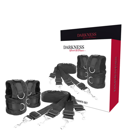 DARKNESS - ENSEMBLE D'ATTACHES DE LIT