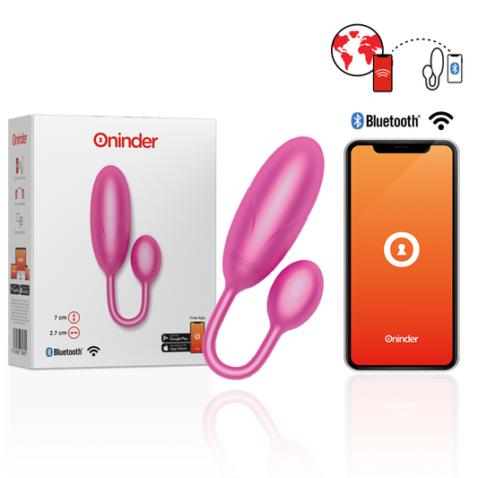 ONINDER - OEUF VIBRANT DENVER  7 X 2,7 CM APPLICATION GRATUITE