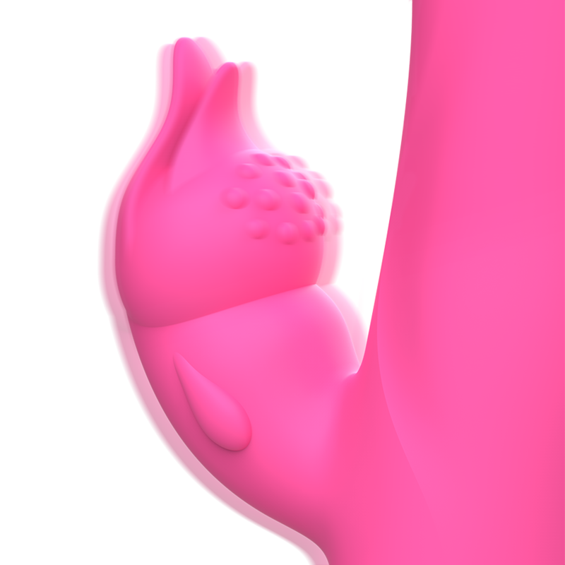 INTENSE - VIBROMASSEUR RABBIT JULIO VENTOUSE SILICONE ROSE