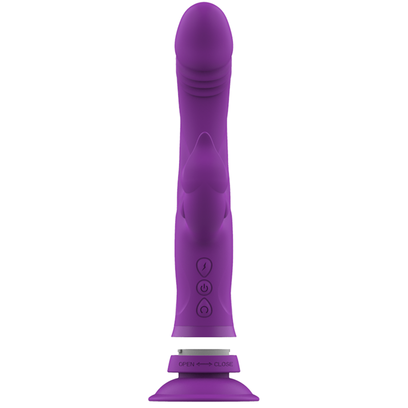 INTENSE CASANOVA VIBRATEUR RABBIT TRIPLE MOTEUR VIOLET RECHARGEABLE USB WATERPROOF SILICONE