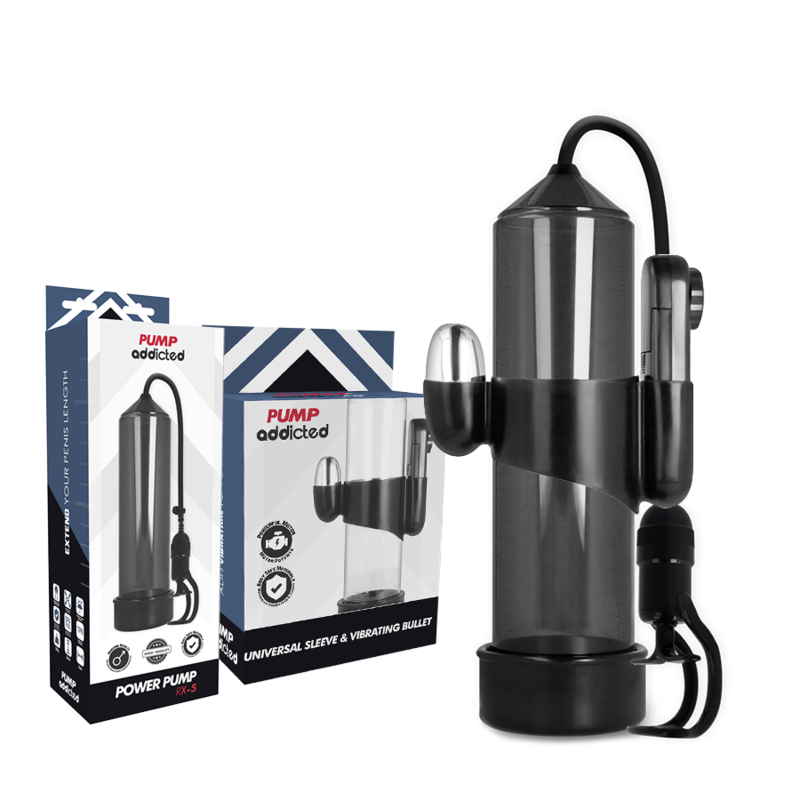 PUMP ADDICTED - POMPE À PÉNIS PUMP ADDICTED RX5 NOIR