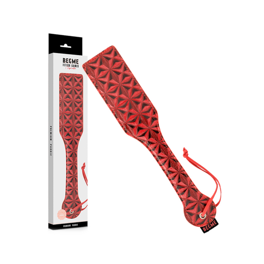 BEGME - TAPETTE EN CUIR VÉGÉTALIEN RED EDITION