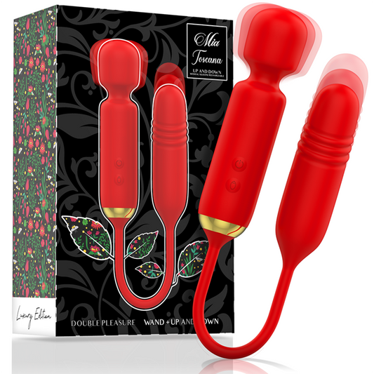 MIA - VIBROMASSEUR + STIMULATEUR TOSCANA HAUT ET BAS