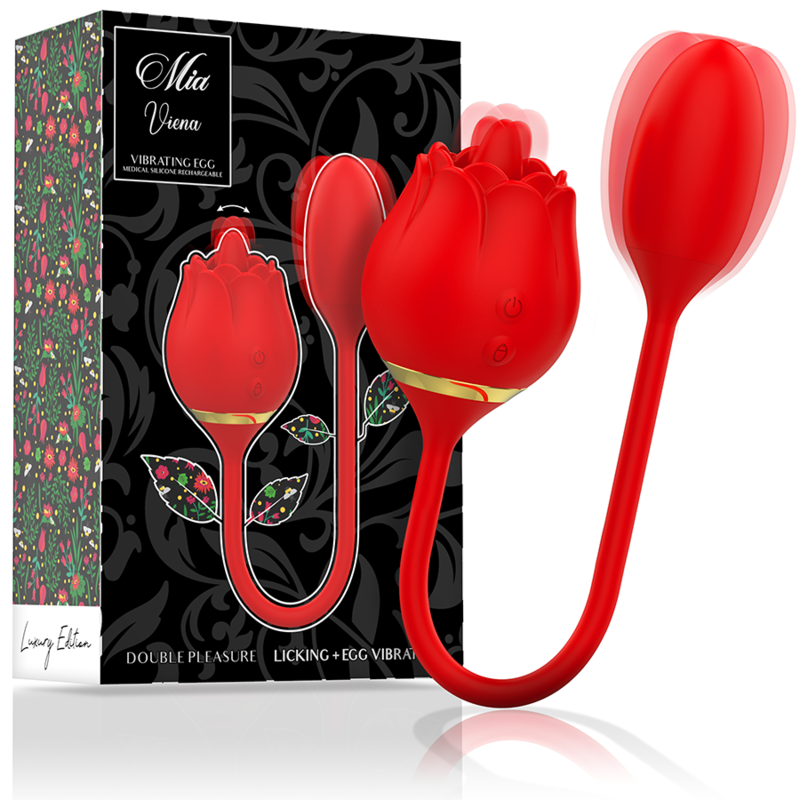MIA - VIENNA DOUBLE PLAISIR LANGUE + OEUF VIBRANT