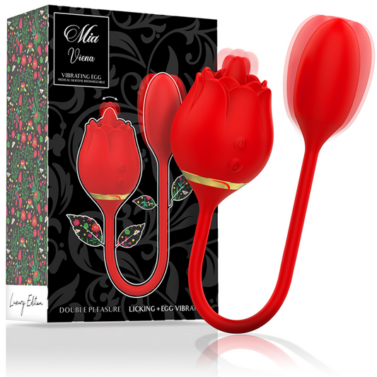MIA - VIENNA DOUBLE PLAISIR LANGUE + OEUF VIBRANT