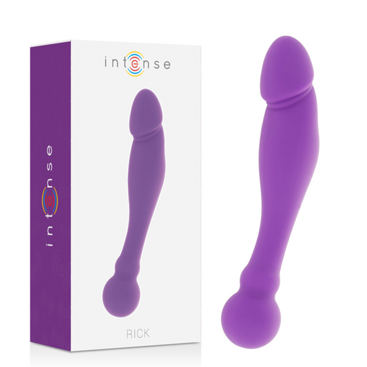 INTENSE - GODE SILICONE RICK DOUBLE EFFET LILAS
