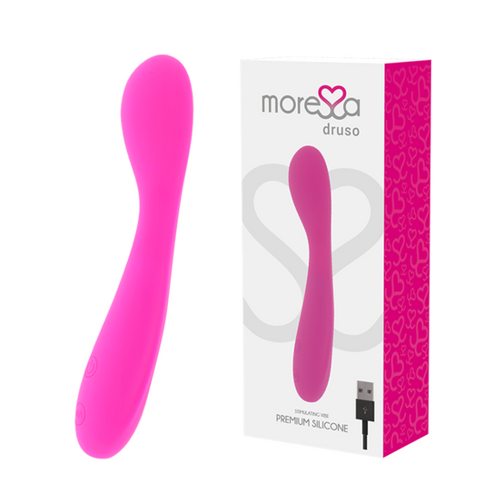 MORESSA - STIMULATEUR DRUSO RECHARGEABLE EN SILICONE