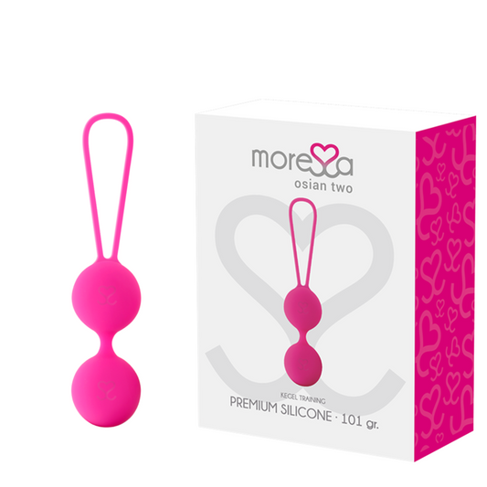 MORESSA - OSIAN TWO – BOULES KEGEL EN SILICONE 101G