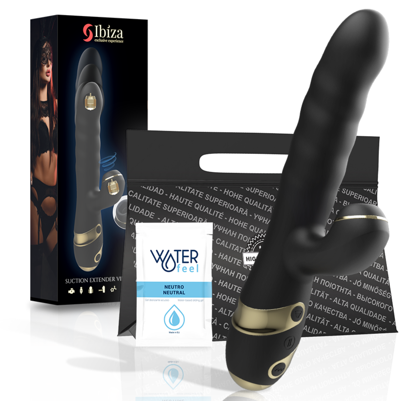IBIZA - SUCTION EXTENDER VIBRATEUR UP&DOWN ASPIRATION CLITORIS POINT G 23 MODES