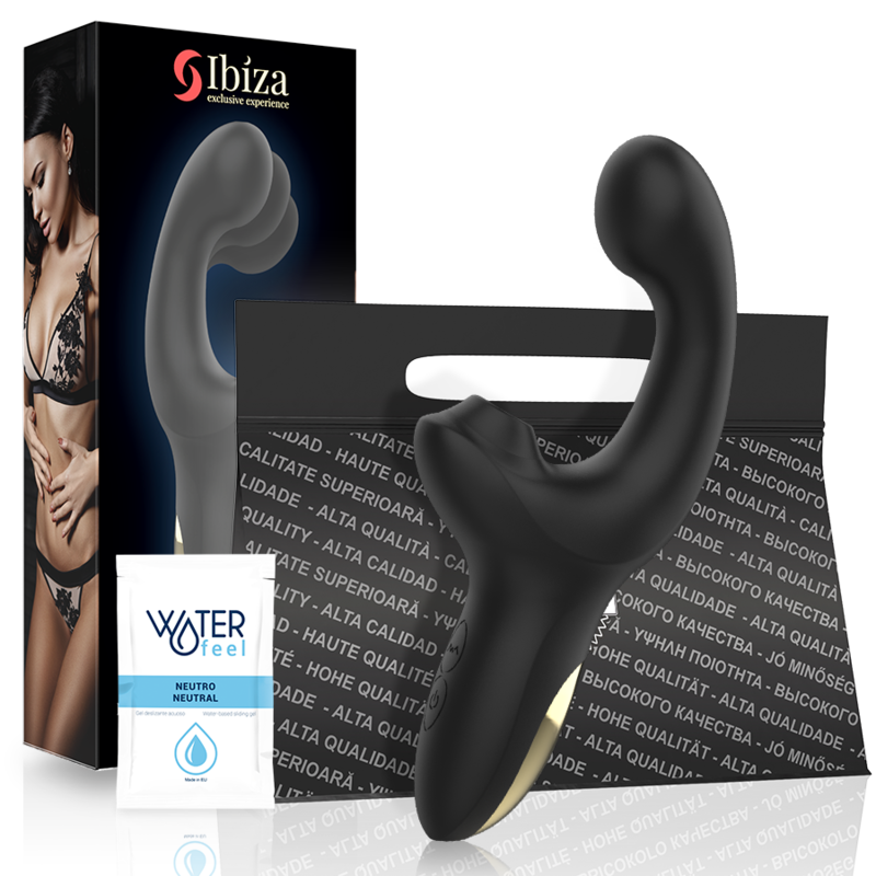 IBIZA - VIBRATEUR DOUBLE WAVE MOTION DOIGTÉS PULSATIONS POINT G CLITORIS 30 MODES