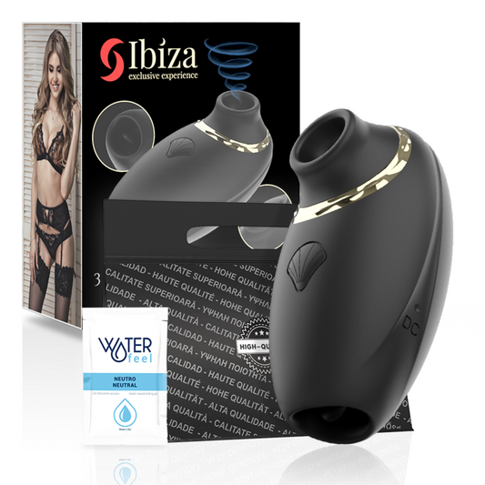 IBIZA - STIMULATEUR CLITORIDIEN 3 EN 1 ASPIRATION LECHAGE VIBRATION
