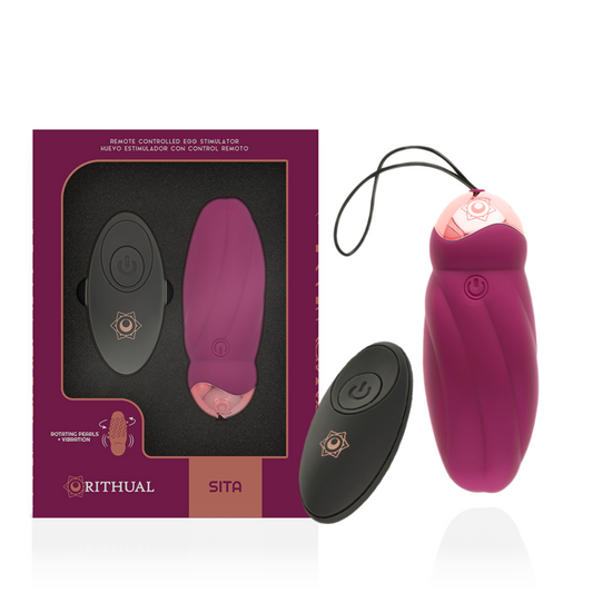 RITHUAL - SITA OEUF TÉLÉCOMMANDE ROTATION + VIBRATION