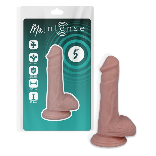 MR INTENSE - 5 GODE RÉALISTE 16.5 CM -O- 3.5 CM