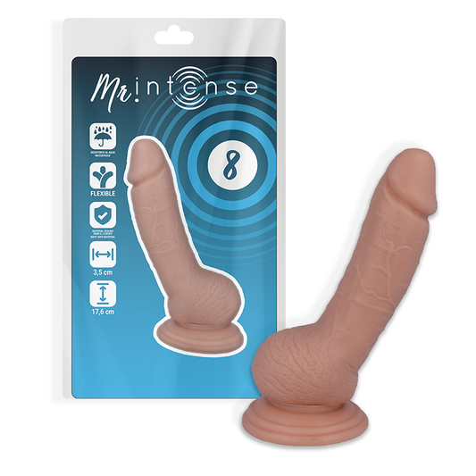 MR INTENSE - 8 GODE RÉALISTE 17.6 CM -O- 3.5 CM