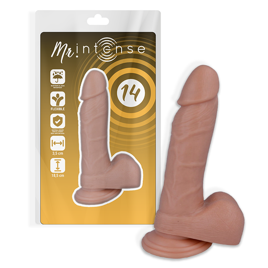 MR INTENSE - 14 GODE RÉALISTE 18.5 CM -O- 3.8 CM