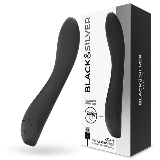 BLACK&SILVER - VIBROMASSEUR KEAN NOIR