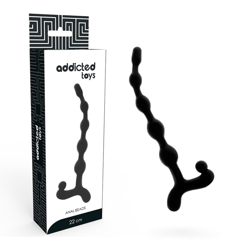 ADDICTED TOYS - CHAPELET ANAL 22 CM NOIR