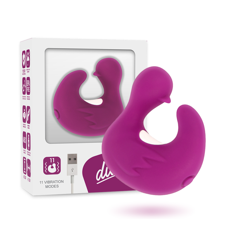 COVERME - CANARD RECHARGEABLE EN SILICONE STIMULANT DUCKYMANIA