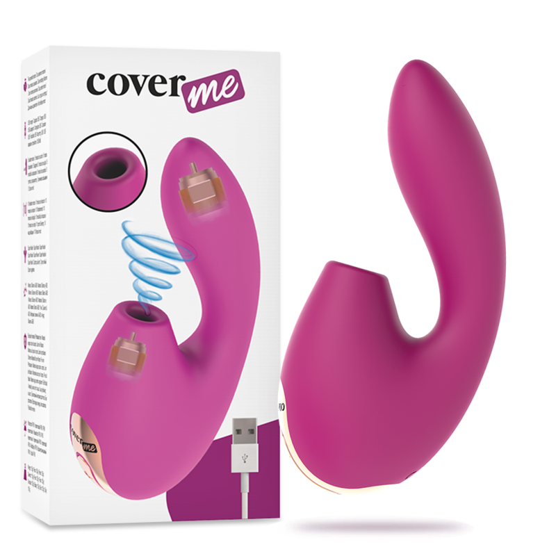 COVERME - ASPIRATION CLITORIS ET VIBRATEUR PUISSANT RUSH G-SPOT