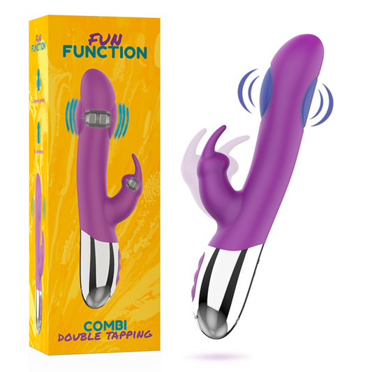 FUN FUNCTION - VIBROMASSEUR COMBI DOUBLE TAPING
