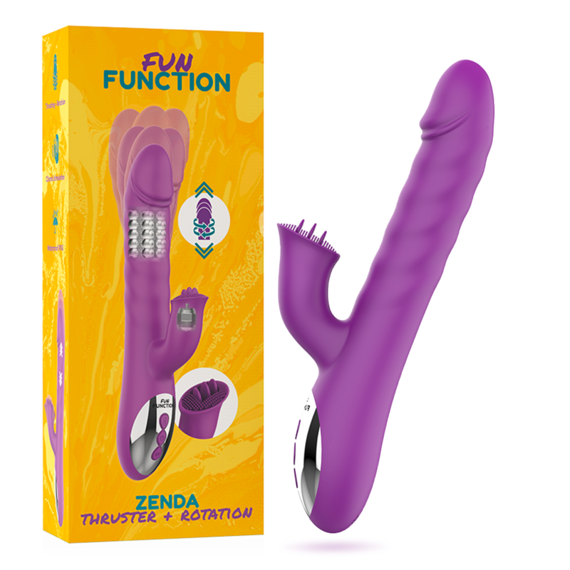 FUN FUNCTION - VIBROMASSEUR ZENDA THRUSTER & ROTATION