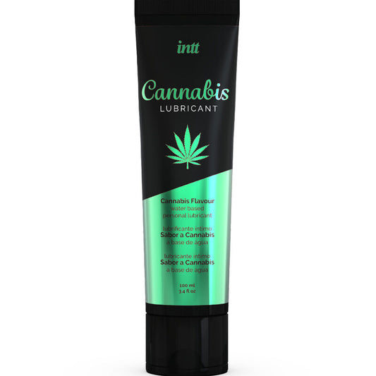 INTT LUBRICANTS - LUBRIFIANT INTIME A BASE D'EAU SAVEUR CANNABIS
