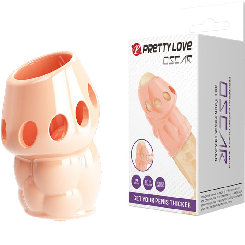 PRETTY LOVE - MANCHON PENIEN EXTENSIBLE OSCAR TPR COULEUR CHAIR