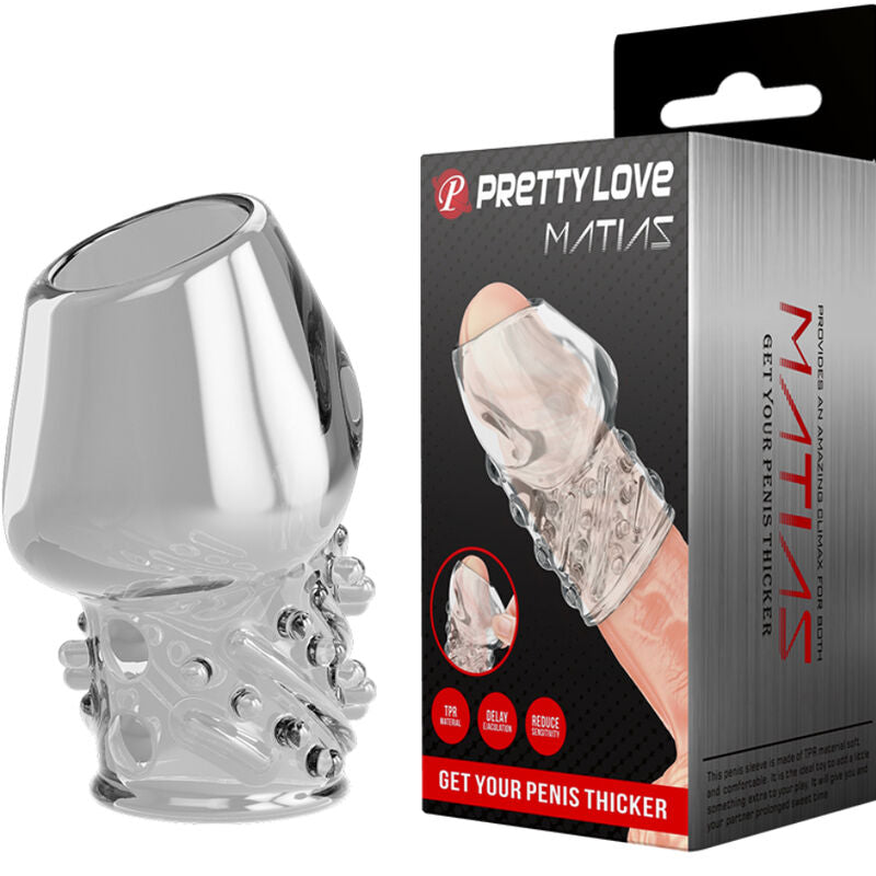 PRETTY LOVE - EPAISSISSEUR DE GLAND TRANSPARENT MATIAS