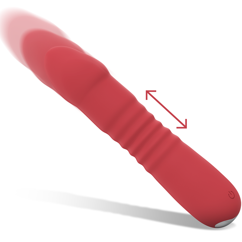 INTENSE - VIBROMASSEUR JUNI UP & DOWN 10 VIBRATIONS ROUGES