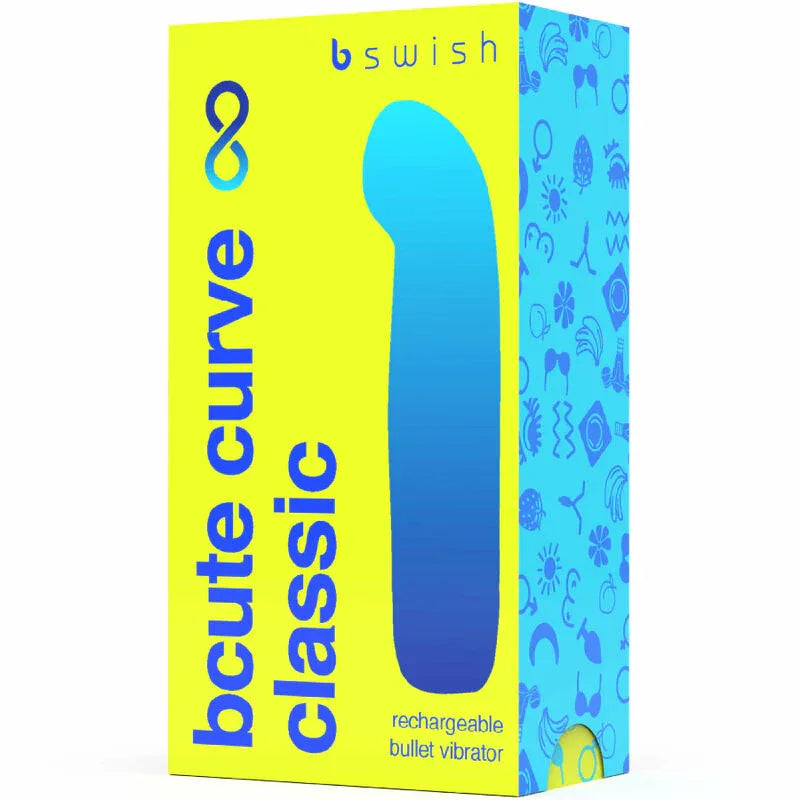 B SWISH - VIBRATEUR EN SILICONE RECHARGEABLE BCUTE CURVE INFINITE CLASSIC JAUNE - Incandessens