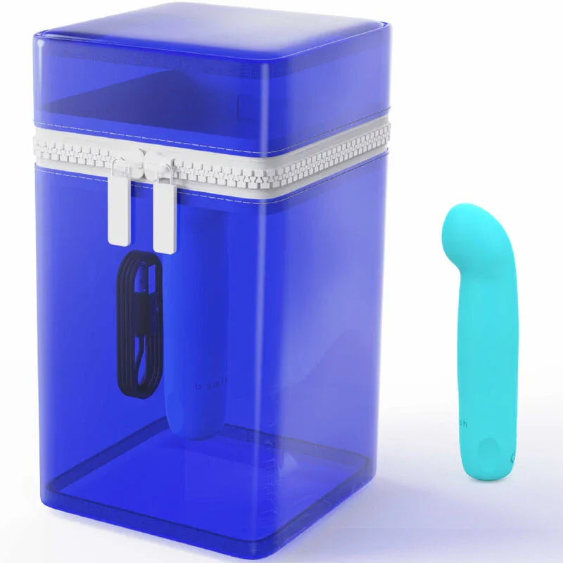 B SWISH - VIBRATEUR RECHARGEABLE EN SILICONE BLEU BCUTE CURVE INFINITE CLASSIC ÉDITION LIMITÉE - Incandessens