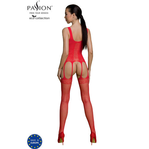 PASSION - BODYSTOCKING COMBINAISON OUVERTE BS007
