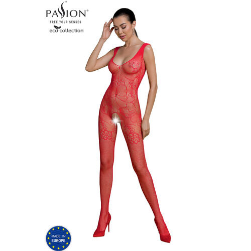 PASSION - BODYSTOCKING COMBINAISON OUVERTE BS012