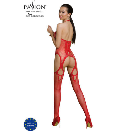 PASSION - BODYSTOCKING COMBINAISON OUVERTE BS013