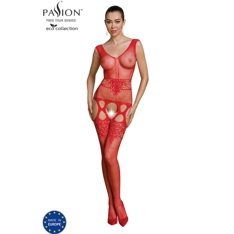 PASSION - BODYSTOCKING COMBINAISON OUVERTE BS014