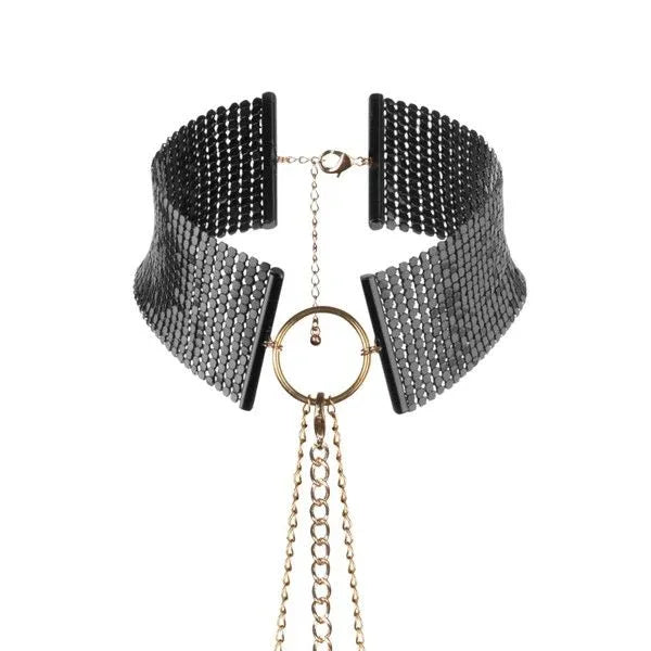 BIJOUX - DÉSIR MÉTALLIQUE COLLIER MÉTALLISÉ NOIR - Incandessens