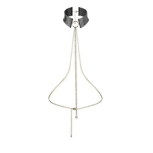 BIJOUX - DÉSIR MÉTALLIQUE COLLIER MÉTALLISÉ NOIR - Incandessens