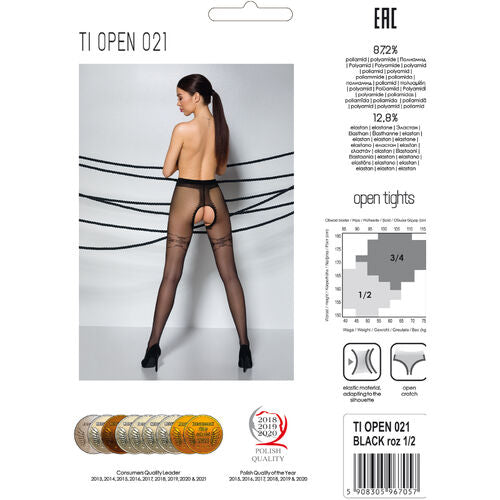 PASSION - TIOPEN 021 COLLANT OUVERT NOIR