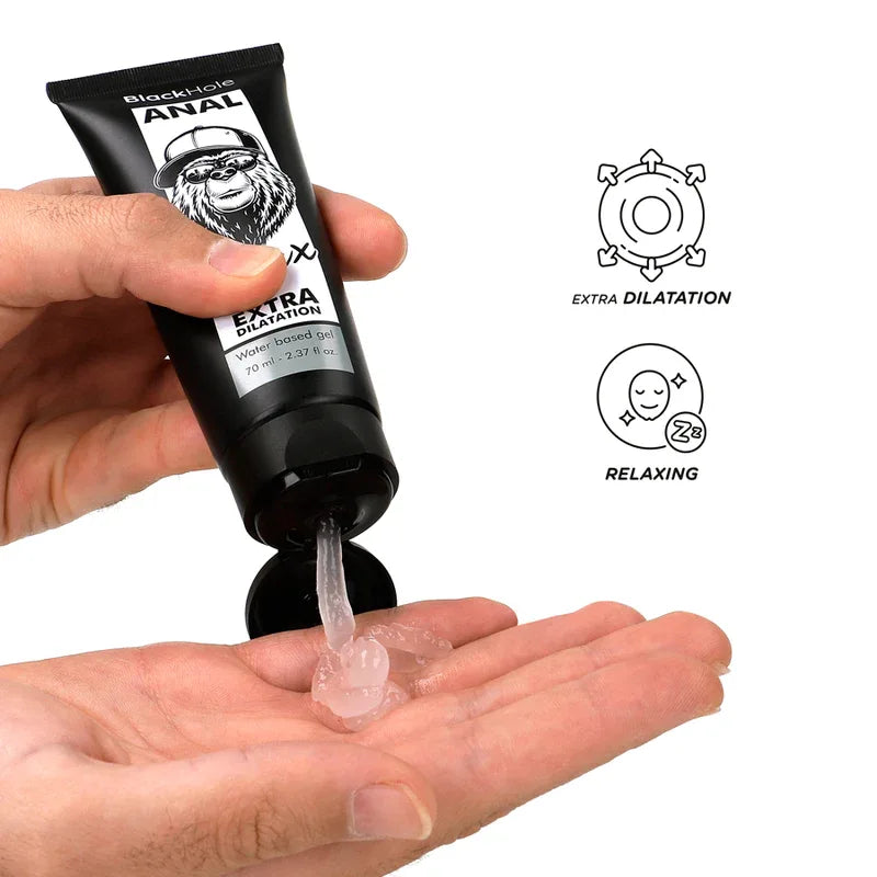 BLACK HOLE - GEL A BASE D'EAU DILATATION ANALE 70 ML - Incandessens