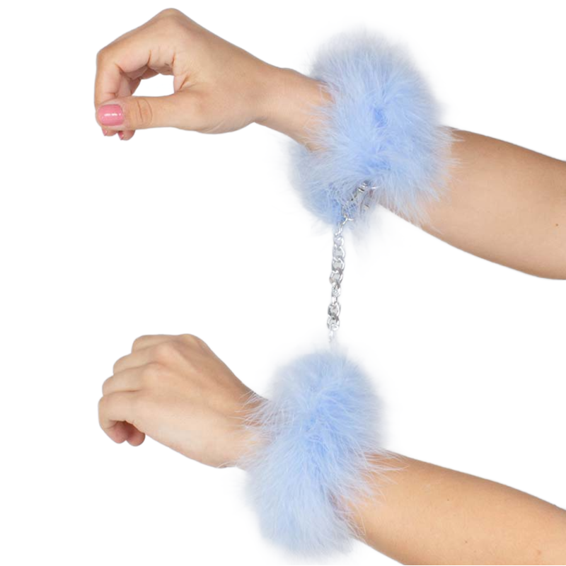 SECRETPLAY - MENOTTES MARABOU LUMIÈRE BLEUE