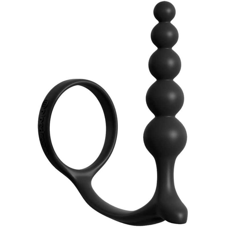 ANAL FANTASY - ANNEAU PÉNIEN ASS-GASM PERLES ANALES PROGRESSIVES SILICONE ÉLITE DÉBUTANT