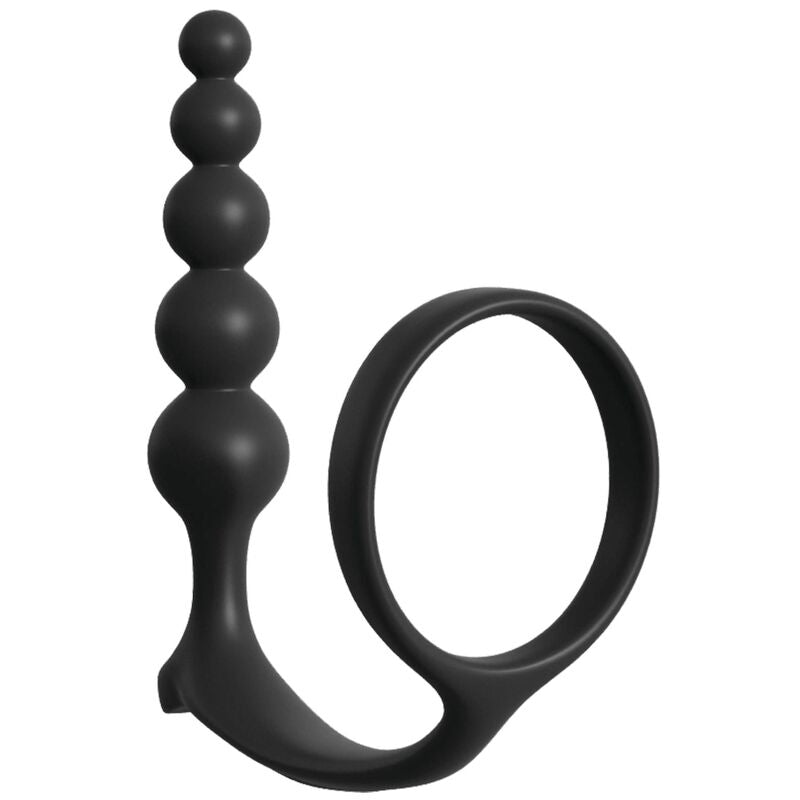 ANAL FANTASY - ANNEAU PÉNIEN ASS-GASM PERLES ANALES PROGRESSIVES SILICONE ÉLITE DÉBUTANT