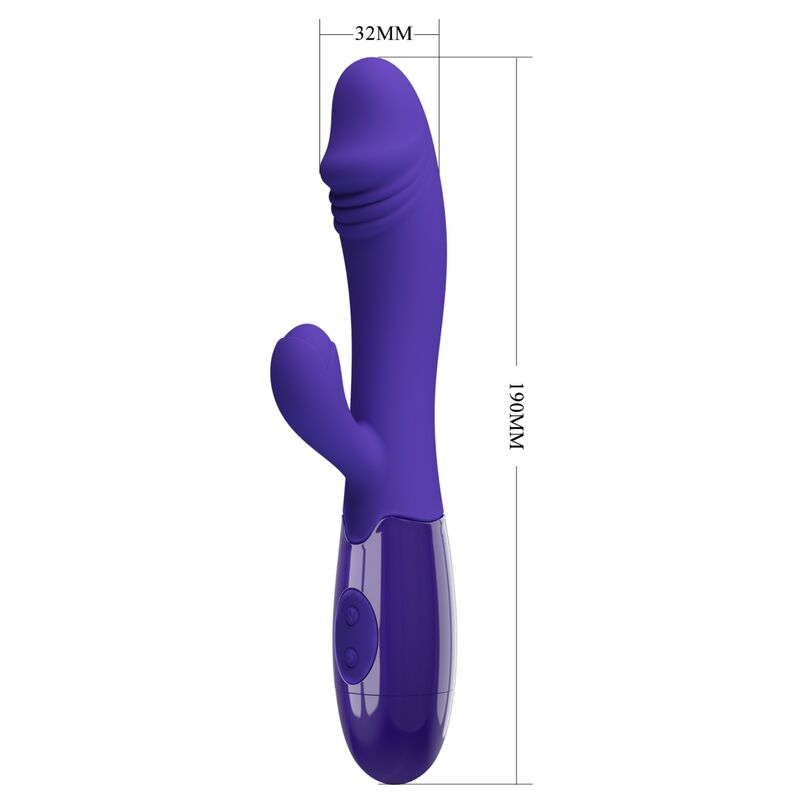PRETTY LOVE - VIBROMASSEUR SNAPPY YOUTH & STIMULATEUR DE POINT G VIOLET