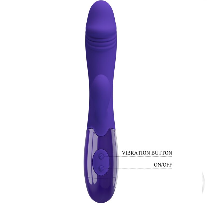 PRETTY LOVE - VIBROMASSEUR SNAPPY YOUTH & STIMULATEUR DE POINT G VIOLET