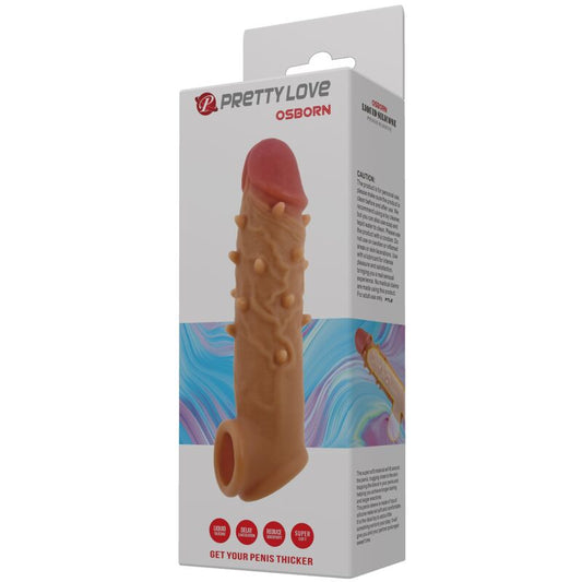 PRETTY LOVE - MANCHON EXTENSION PENIS OSBORN SILICONE REALISTE WATERPROOF