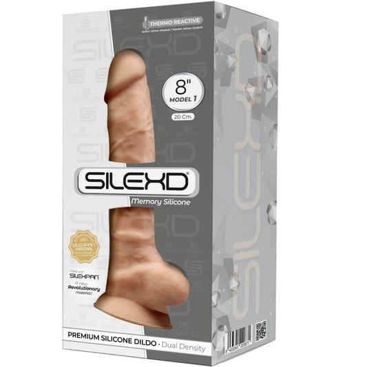 SILEXD - MODÈLE 1 GODE RÉALISTE PREMIUM SILEXPAN SILICONE 20 CM