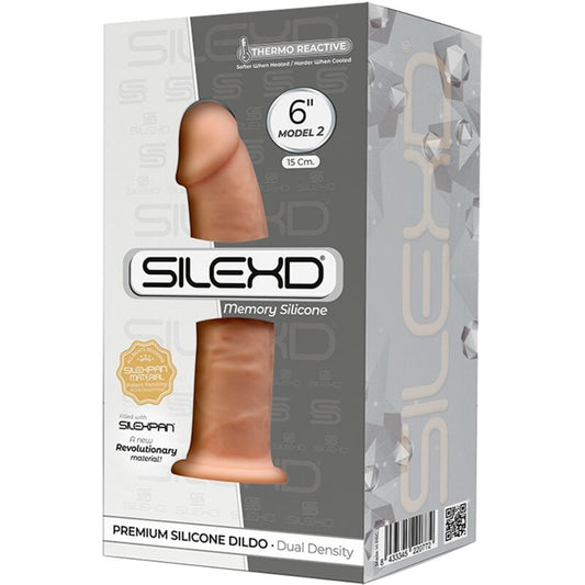 SILEXD - MODÈLE 2 GODE VENTOUSE RÉALISTE SILEXPAN SILICONE 15 CM