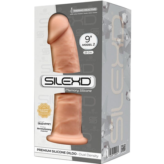SILEXD - MODÈLE 2 GODE VENTOUSE RÉALISTE PREMIUM SILEXPAN SILICONE 23 CM