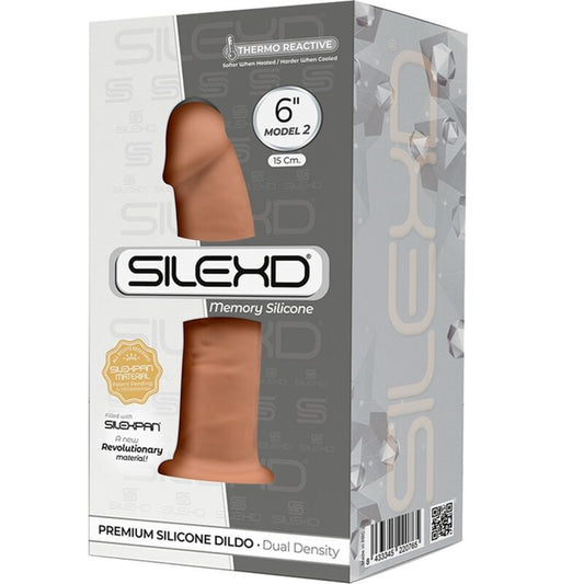 SILEXD - MODÈLE 2 GODE RÉALISTE PREMIUM SILEXPAN SILICONE CARAMEL 15.4 CM